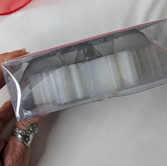 Pier One NIB Snowflake flameless LED  tealight candle holder set white g… - Picture 11 of 17